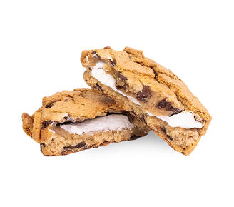 S'mores cookie (sliced) | Bang Cookies